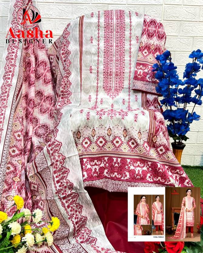 Harsha Vol 3 By Aasha Cotton Pakistani Suits Wholesale Shop In Surat